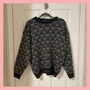 Hyde Park (Moores) Vintage Geometric Sweater